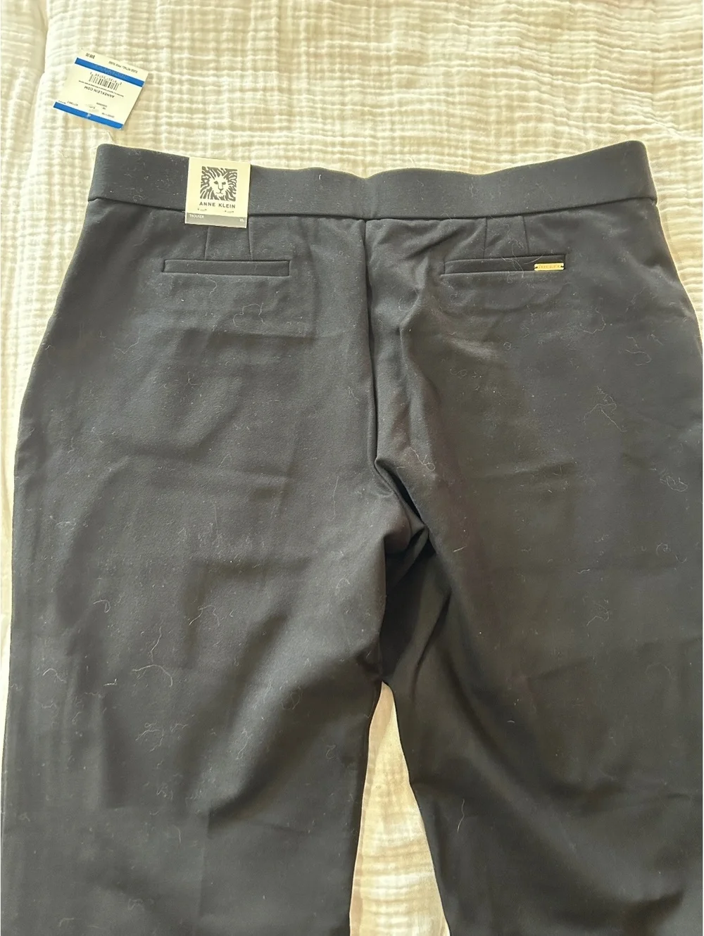 NWT Anne Klein Black Dress Pants XL